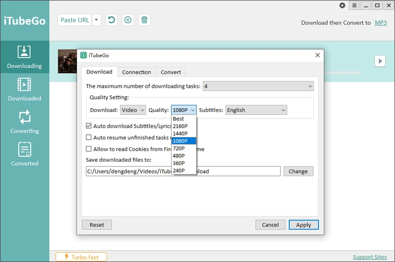 Скачать бесплатно программу iTubeGo YouTube Downloader 6.7.0 на PC