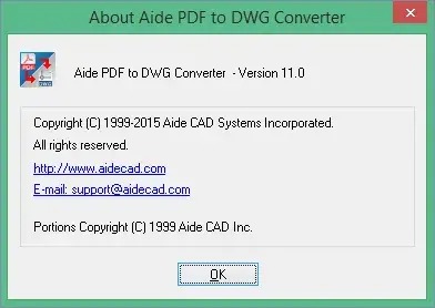 Скачать бесплатно программу Aide PDF to DWG Converter 2023.0 + код активации на PC