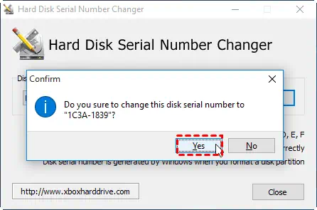 Скачать бесплатно программу Hard Disk Serial Number Changer на PC